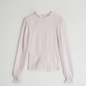 NWT Lilac Smocked Top Size S | Need Supply Co.